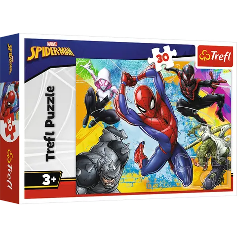 Puzzle - 30 - Kolory Spider-Man`a - Disney Marvel Spiderman - Trefl 18307