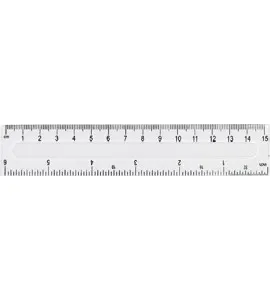 LINIJKA 15 CM Grand transparentna