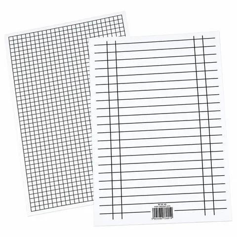 Liniuszek A5 kratka/linia 10 kartek INTERDRUK