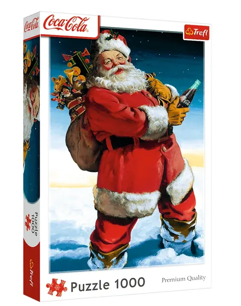 Puzzle - 1000 XMAS - Coca-Cola: Mikołaj na śniegu - Trefl 10923