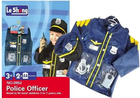 Strój policjanta dla dzieci z akcesoriami