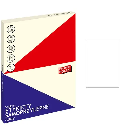 Etykieta samoprzylepna 210x297