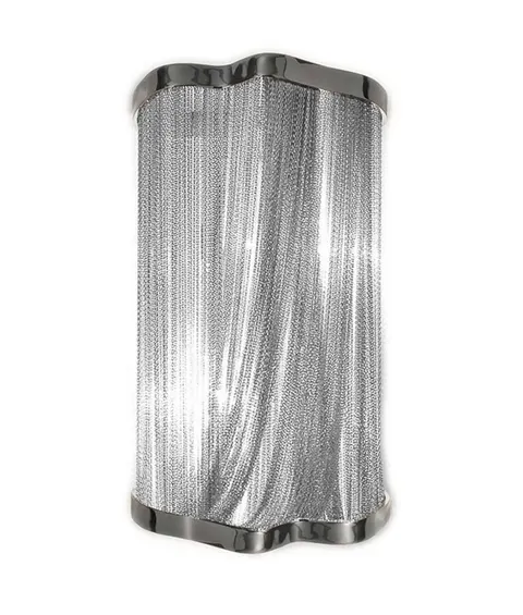 Kinkiet ATLANTA WALL 2 - aluminium, stal