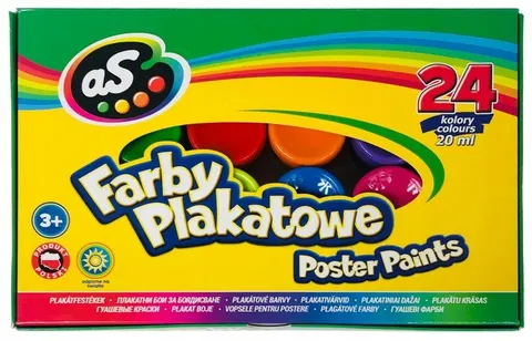 Astra farby plakatowe aS 20 ml 24 kolory