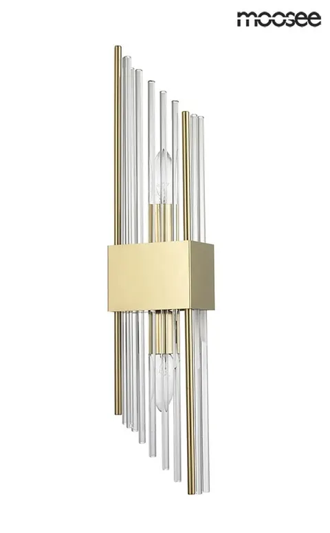MOOSEE lampa ścienna SLANT złota