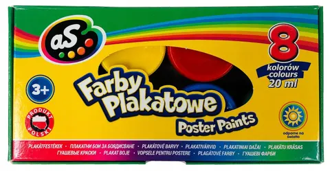 Astra Farby Plakatowe AS 8 Kolorów 20ml