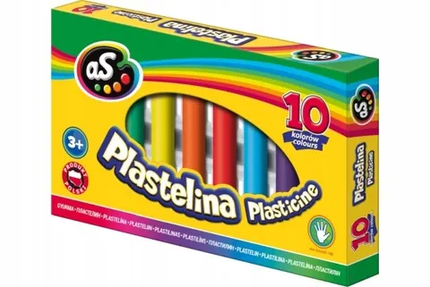 Plastelina AS 10 kolorów