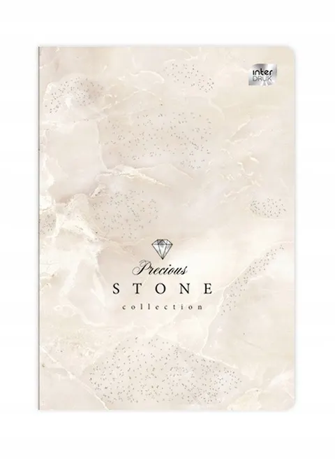 Zeszyt A5/96k Stone metalik Interdruk