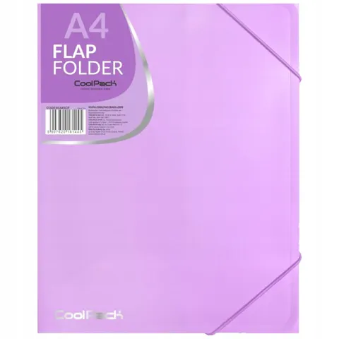 COOLPACK PASTEL TECZKA NA GUMKĘ A4 - FIOLETOWA