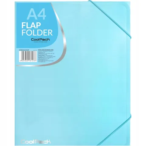 COOLPACK PASTEL TECZKA NA GUMKĘ A4 NIEBIESKA