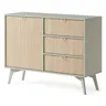 Komoda boho FOREST KSZD106 eukaliptus / jodełka scandi