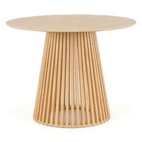 Stół okrągły 100cm YY5940 naturalny dąb