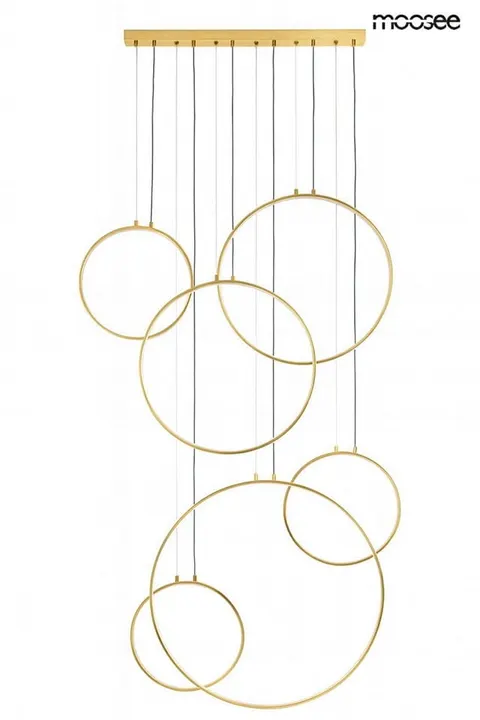 MOOSEE lampa wisząca CIRCULO SIX złota