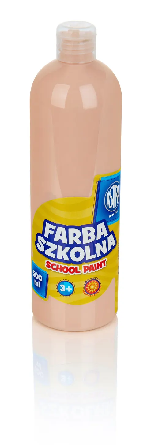 Farba szkolna 500 ml, cielista, ASTRA