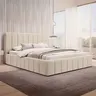 Łóżko tapicerowane z pojemnikiem SFG0144 | 140x200 | Boucle | Beżowy #3