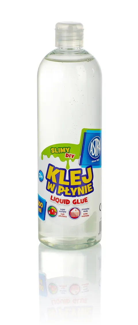Klej w płynie bezbarwny Slime 500 ml, ASTRA