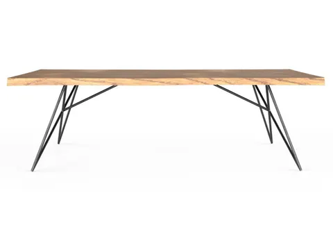 Stół drewniany loftowy 180cm / Orzech