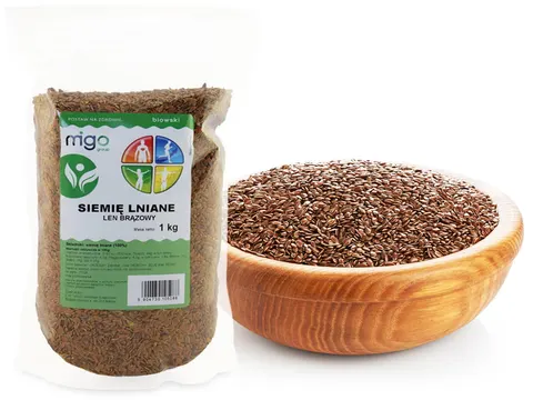 Siemię lniane brązowe 1 kg - MIGOgroup