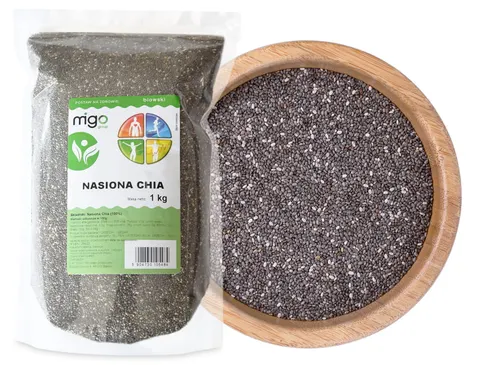 Nasiona chia, szałwia hiszpańska 1kg- MIGOgroup