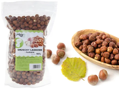 Orzechy laskowe łuskane naturalne 900g - MIGOgroup