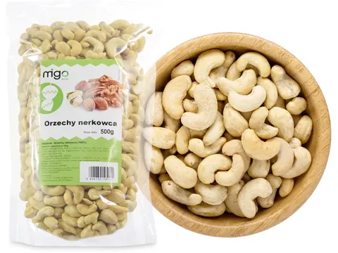 Nerkowce, orzechy nerkowca 500g - MIGOgroup