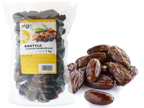 Daktyle suszone, bezpestkowe 1kg - MIGOgroup