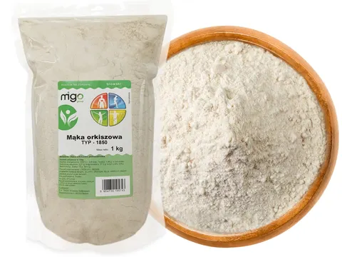 MĄKA ORKISZOWA TYP-1850 GRAHAM, Pełnoziarnista 1kg - MIGOgroup