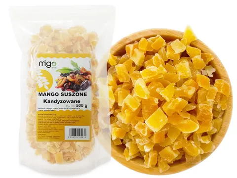 Mango suszone, kandyzowane, kostka 500g - MIGOgroup