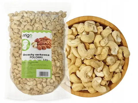 Orzechy nerkowca połówki 1kg - MIGOgroup