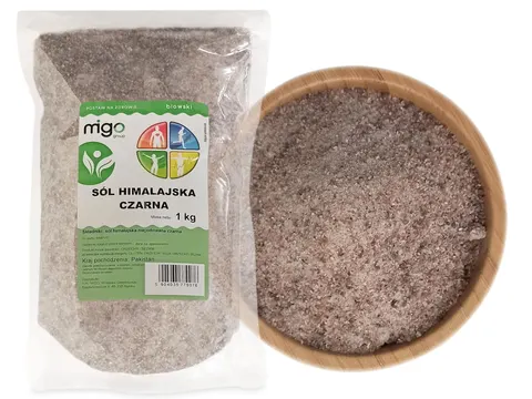 SÓL HIMALAJSKA CZARNA (Kala Namak) 1Kg - MIGOgroup