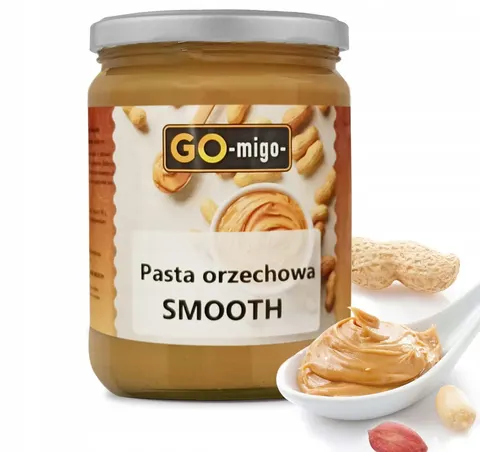 Krem orzechowy SMOOTH 900g, naturalny, pasta orzechowa - MIGOgroup