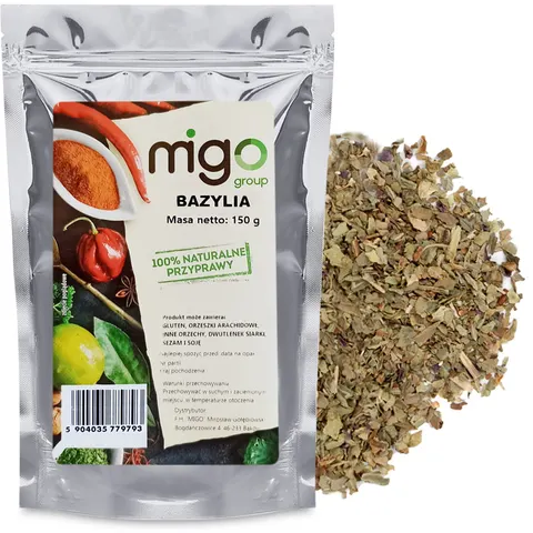Bazylia naturalna przyprawa suszona 150g - MIGOgroup