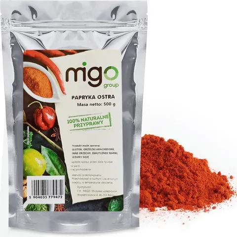 Papryka ostra mielona ASTA 500g - MIGogroup