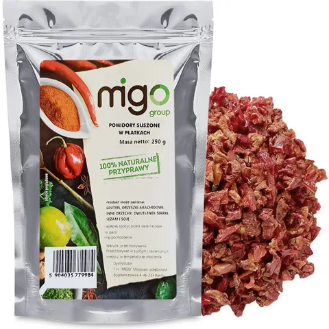 Pomidory suszone w płatkach 250g - MIGogroup