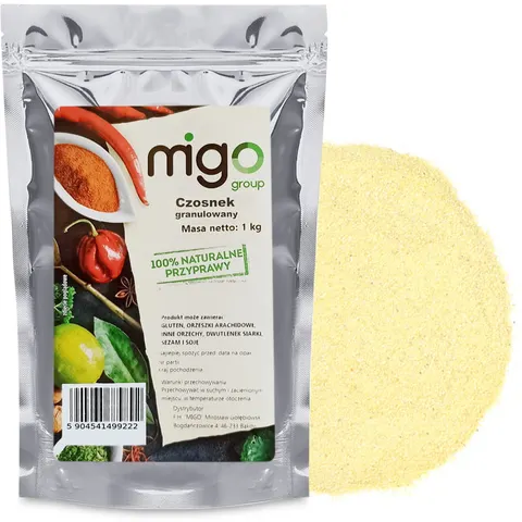 CZOSNEK granulowany 1kg - do SOSU i MIĘS, Zup - MIGogroup