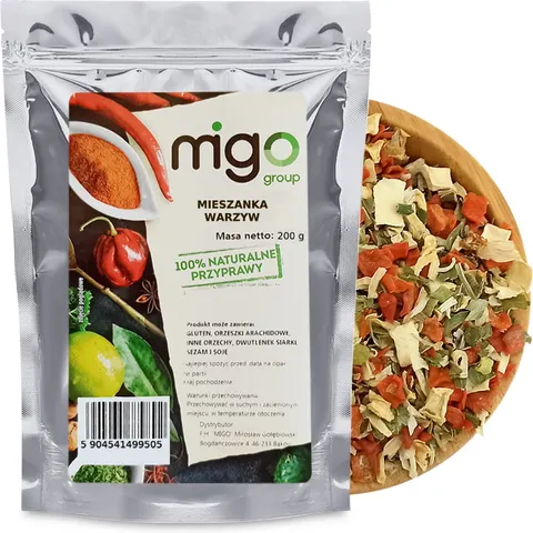 Warzywa suszone, mieszanka warzyw 200g - MIGogroup