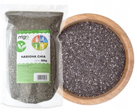 Nasiona chia, szałwia hiszpańska 500g- MIGOgroup