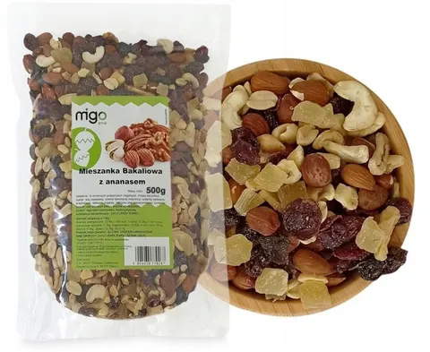 Mieszanka bakaliowa z ananasem 500g - MIGOgroup