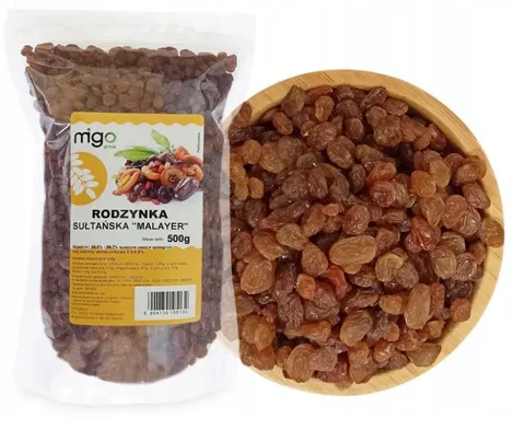 Rodzynki Malayer - Sułtańskie 500 g - MIGOgroup