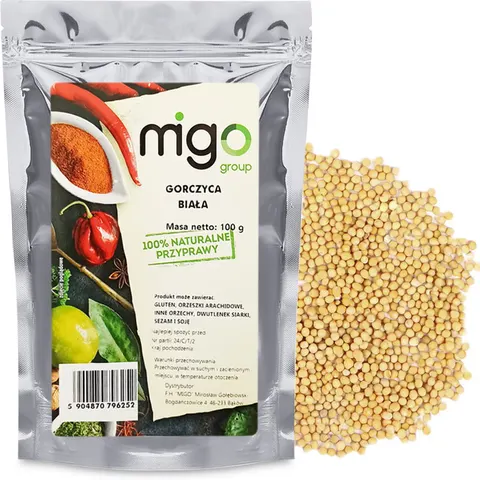 Gorczyca biała, przyprawa 100g - MIGogroup