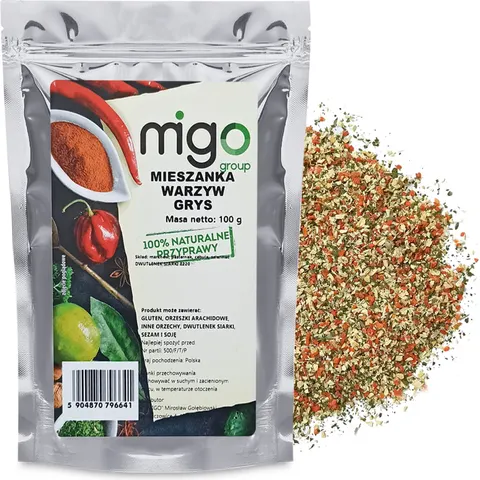 Mieszanka warzyw, warzywa suszone w proszku, grys 100g - MIGOgroup