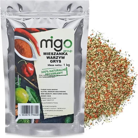 Mieszanka warzyw, warzywa suszone w proszku, grys 1 kg - MIGOgroup