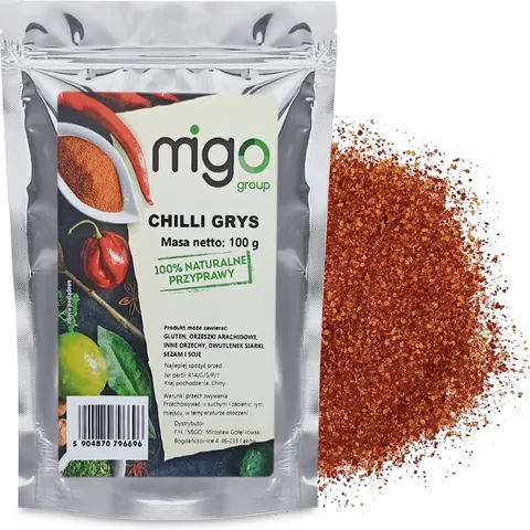 Chili w proszku papryka, grys 100g - MIGOgroup
