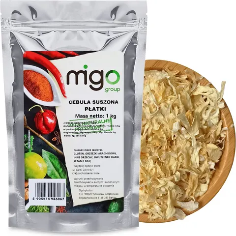 Cebula płatek, suszone płatki 1kg - MIGOgroup
