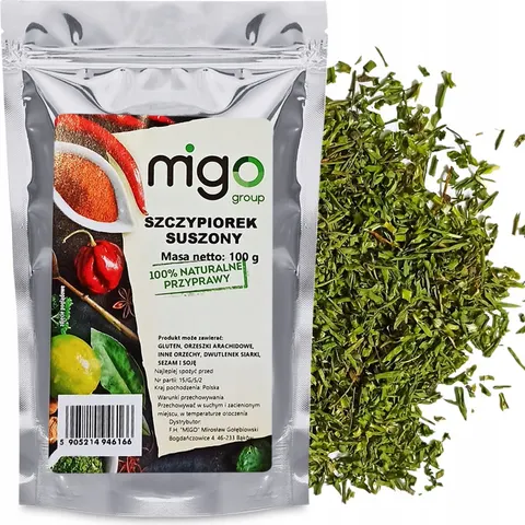 Szczypiorek suszony, cięty - 100g - MIGogroup