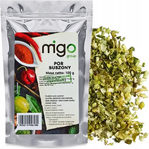 POR suszony, płatek, cięty - 100g - MIGogroup
