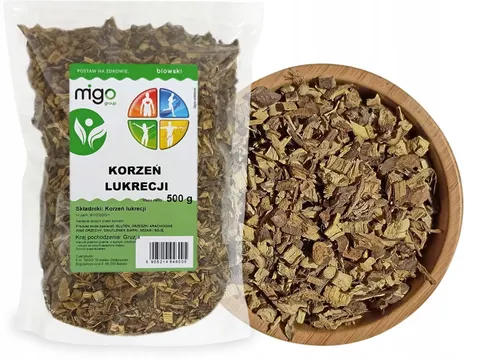 KORZEŃ LUKRECJI, krojony, Lukrecja- 500g-MIGOgroup