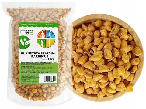 Popcorn Barbeque, KUKURYDZA PRAŻONA BBQ - 500g