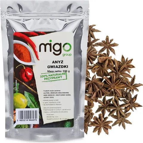 Anyż gwiazdki (gwiaździsty) 500 g - MIGOgroup
