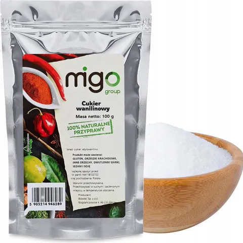 Cukier wanilinowy 100g- MIGOgroup